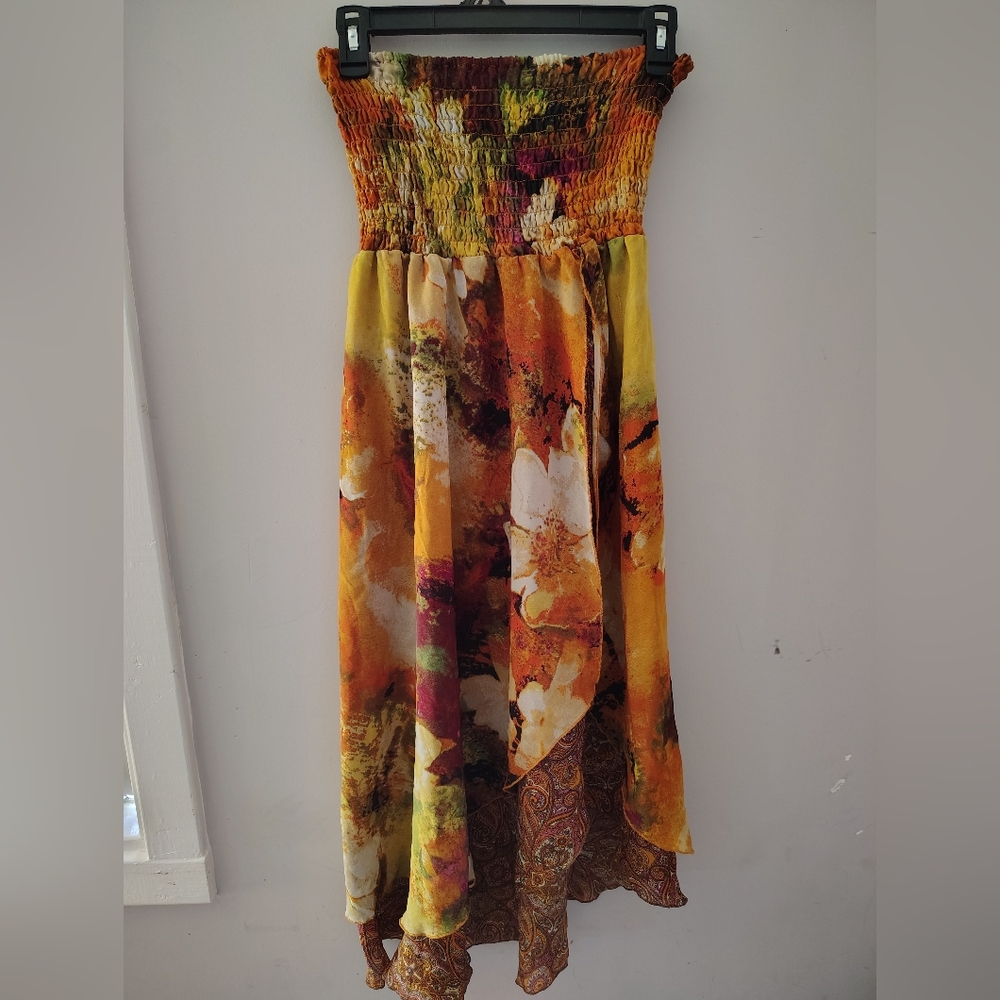 Sunny Leigh strapless sun dress